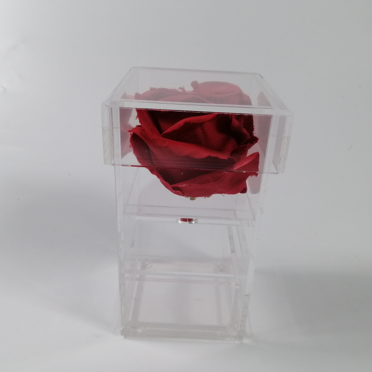 一朵花盒透明
